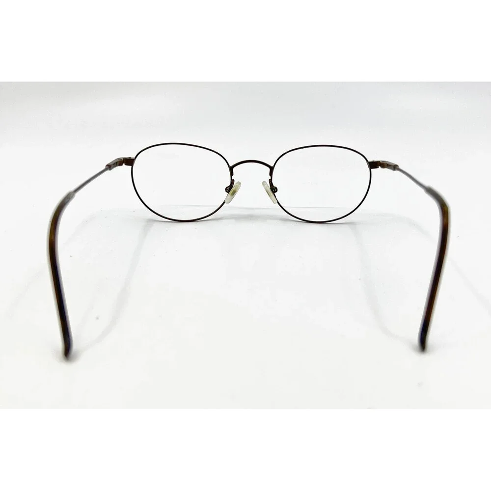 Safilo Team 3900 Eyeglasses Frames Mens Brown Oval Metal Italy 140
